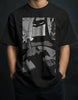 Bat Signal Oversized Black T-shirt!