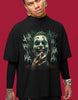 The Joker Laugh Oversized Black T-shirt