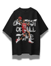 G.O.A.T. Oversized Black T-shirt