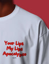 Apocalypse Oversized White T-shirt