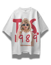 TS 1989 Oversized White T-shirt