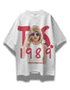 TS 1989 Oversized White T-shirt