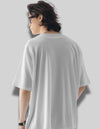 Premium French Terry White Oversized T-shirt