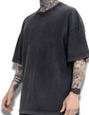 Acid Wash Black Oversized T-shirt