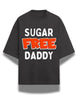 Sugar Free Daddy Oversized Black T-shirt