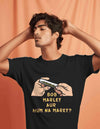 Bob Marley Aur Hum? Black T-shirt