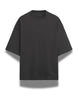 Premium French Terry Black Oversized T-shirt