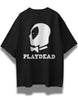 Play Deadpool  Oversized Black T-shirt