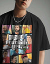 GTA X FIFA Oversized Black T-shirt