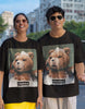 Fragile Bear Oversized Black T-shirt