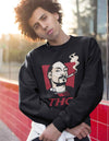 THC X KFC Oversized Black Sweatshirt