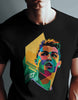 CR7 Art Black T-shirt