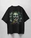 The Joker Laugh Oversized Black T-shirt