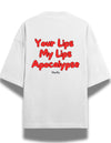 Apocalypse Oversized White T-shirt