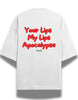 Apocalypse Oversized White T-shirt