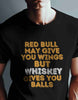 Whiskey Over Wings Black T-shirt