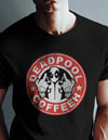 Deadpool Coffee Black T-shirt