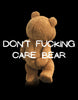 No Care Bear Black T-shirt